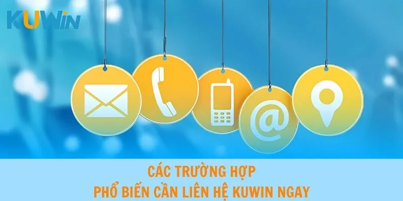 Khi nào thì khách hàng cần đến liên hệ kuwin