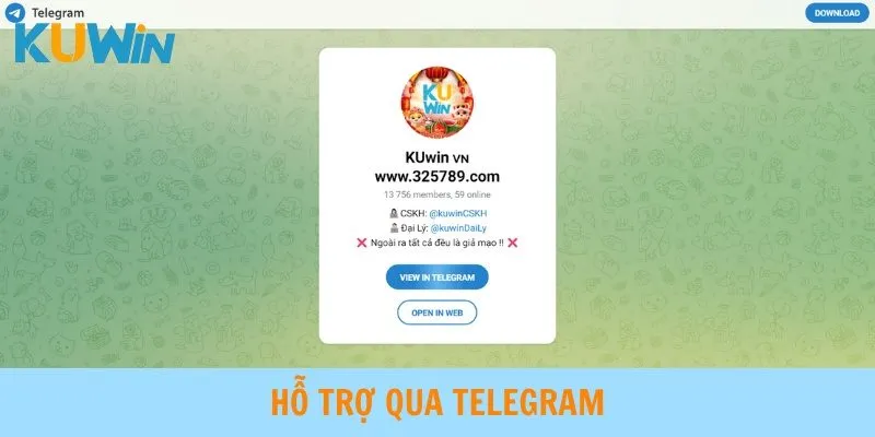 Giải quyết vấn đề khách hàng bằng hotline telegram